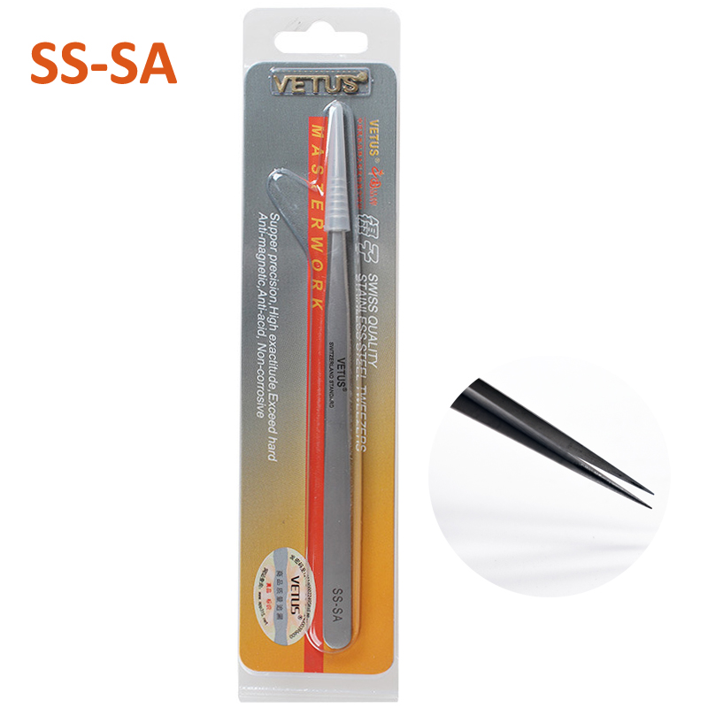 Eyelash Extension In Chinese - HOT Vetus Tweezers SS-SA Non-magnetic Stainless