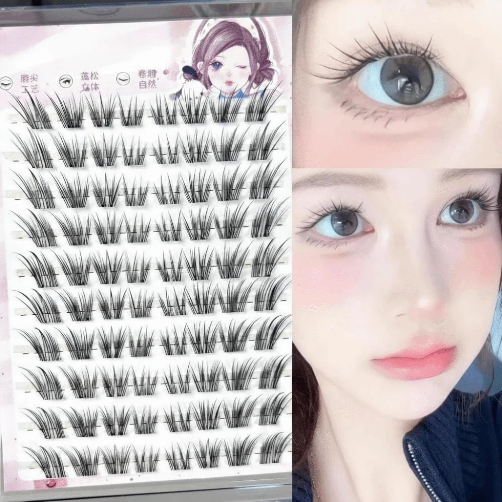 Eyelash Extension In Chinese - Full Strip False Eyelashes Natrual Long