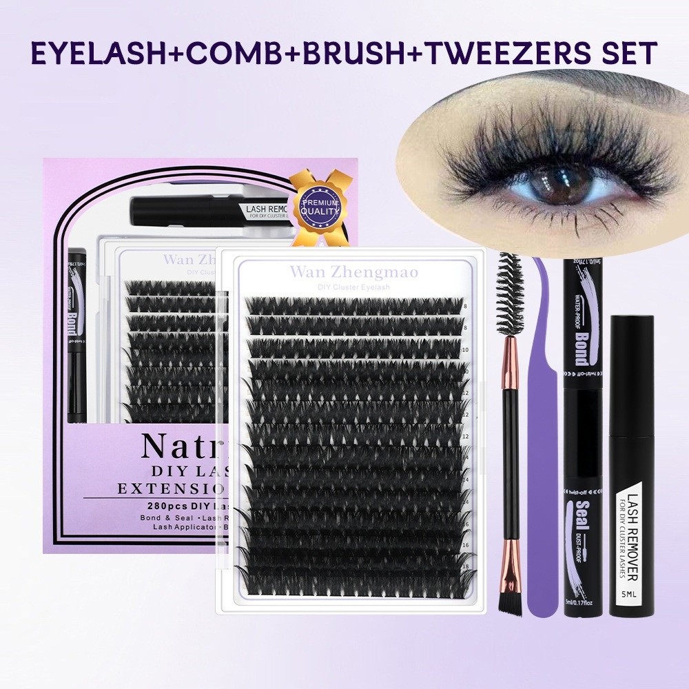 Eyelash Extension Cluster - 8-18mm Length False Eyelashes Bond and