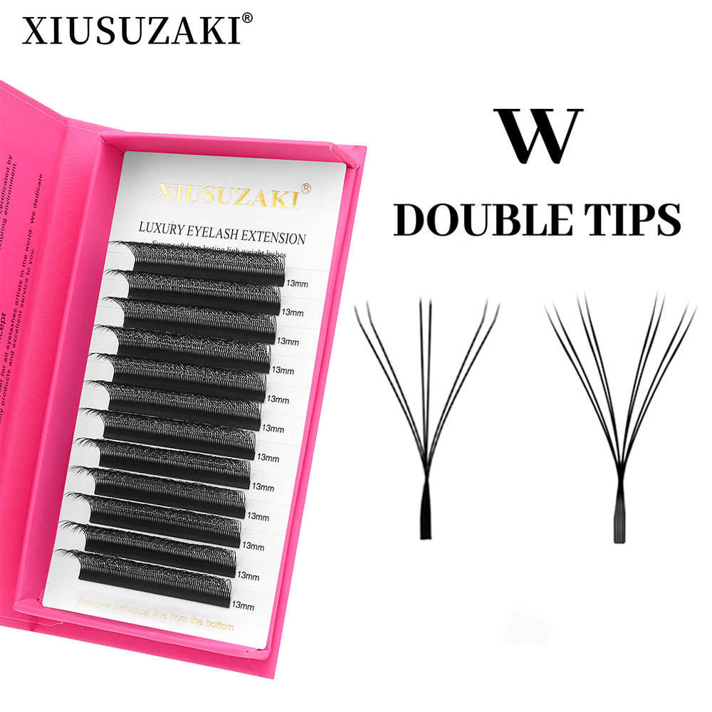 XIUSUZAKI Double Tips 3D 4D W  - Eyelash Extension Double Volume ulasan dan harga