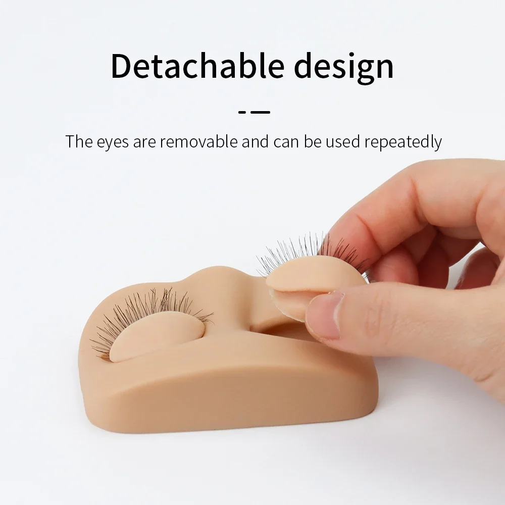 Mini Lash Flat Model Head Prac - Eyelash Extension Model ulasan dan harga