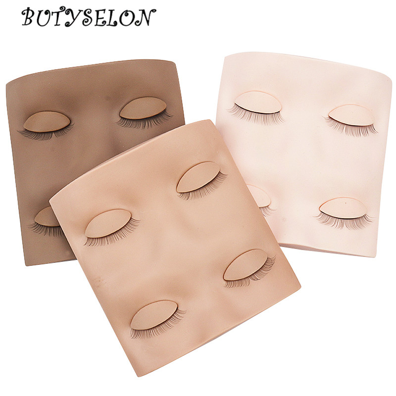 Silicone Lash Head Mannequin R - Eyelash Extension Model ulasan dan harga