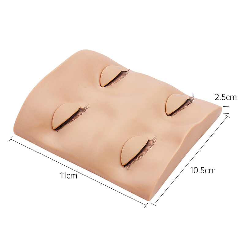 Silicone Lash Head Mannequin R - Eyelash Extension Model ulasan dan harga