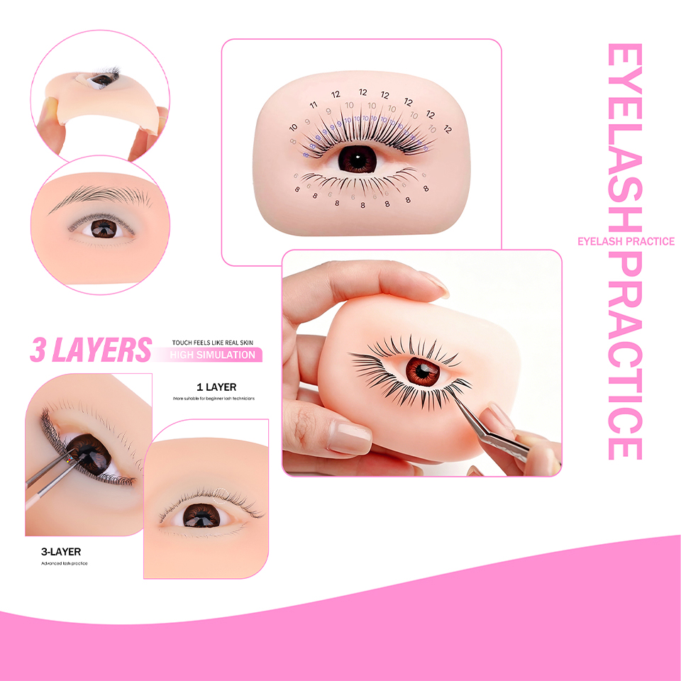 3 Layers Lashes Reusable Manne - Eyelash Extension Model ulasan dan harga