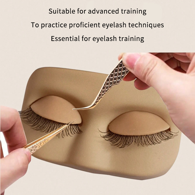 Mini Lash Flat Model Head Prac - Eyelash Extension Model ulasan dan harga