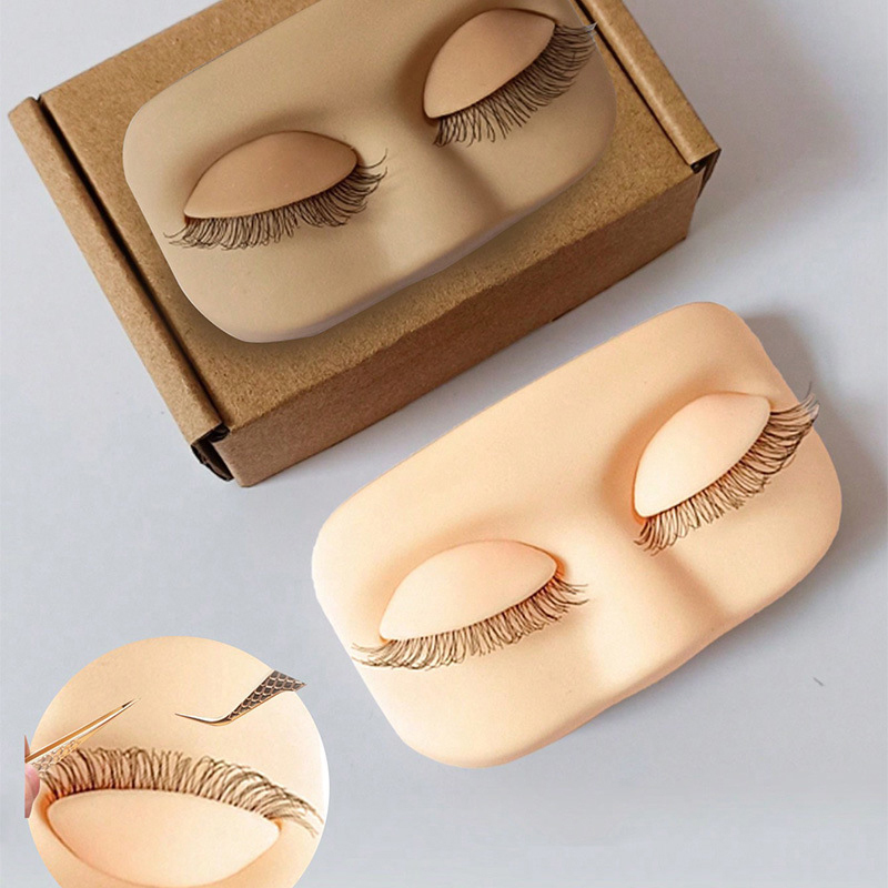 Mini Lash Flat Model Head Prac - Eyelash Extension Model ulasan dan harga