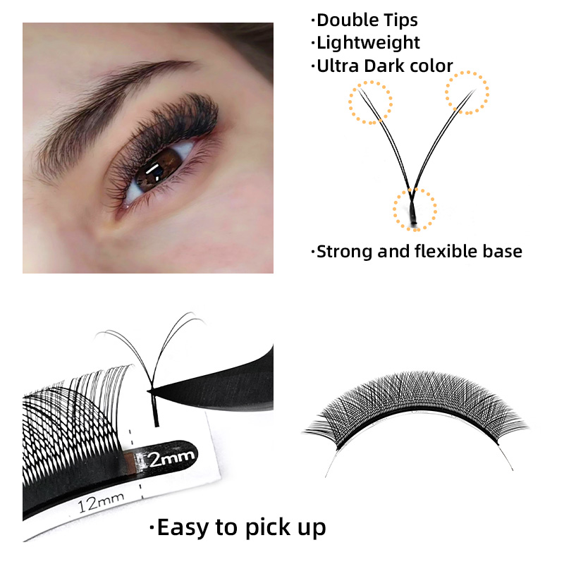 LOVE LASHES YY Shape Lash Fake - Eyelash Extension Double Volume ulasan dan harga
