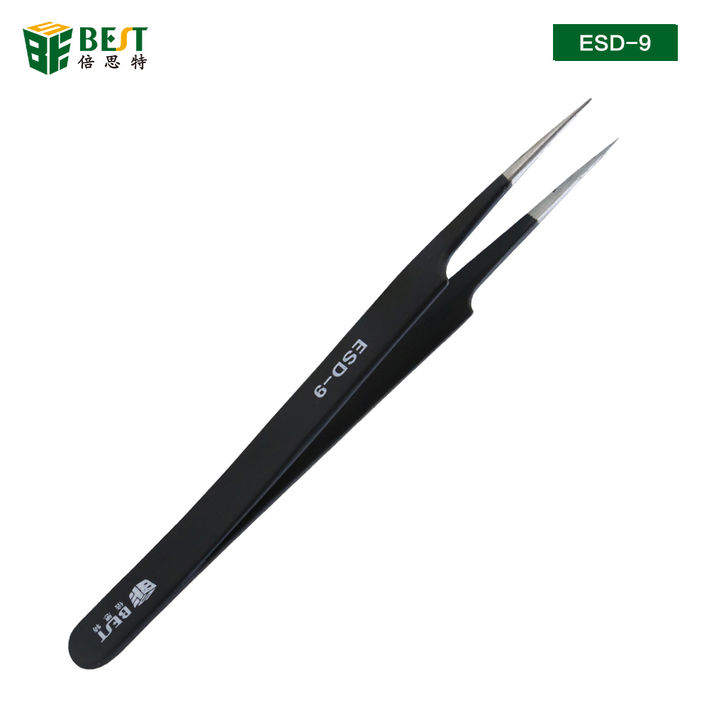 BST-ESD-9 Anti-Static Tweezers - Eyelash Extension In Chinese ulasan dan harga