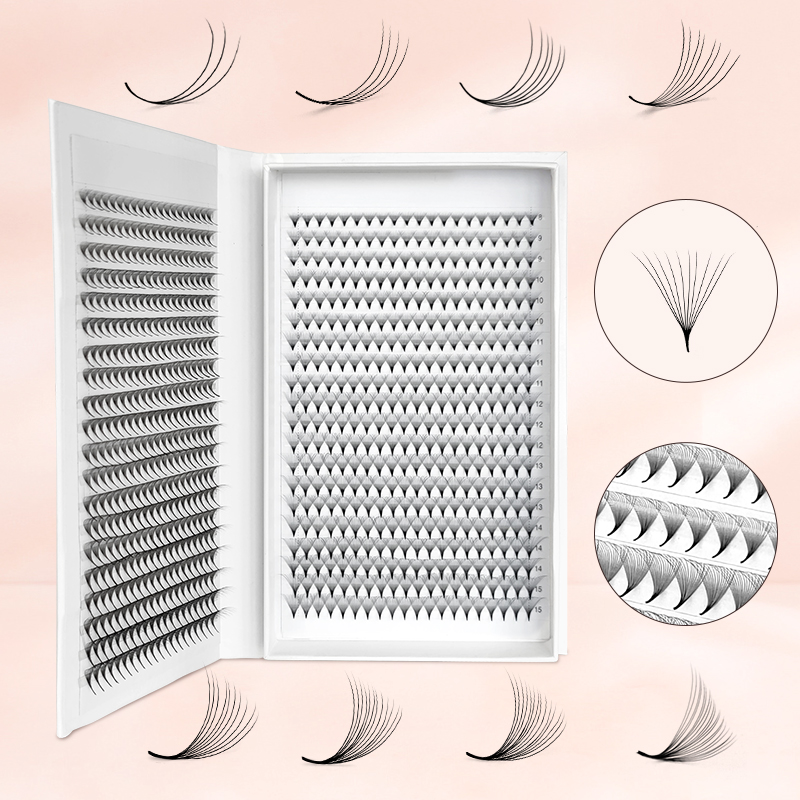 800/1600 Premade Volume Lash F - Eyelash Extension Double Volume ulasan dan harga