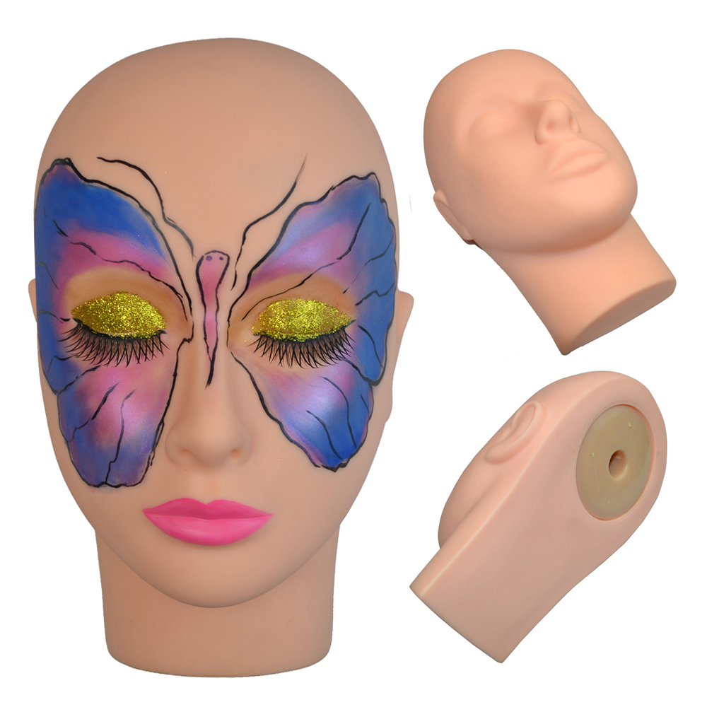 Practice Mannequin Heads for E - Eyelash Extension Model ulasan dan harga