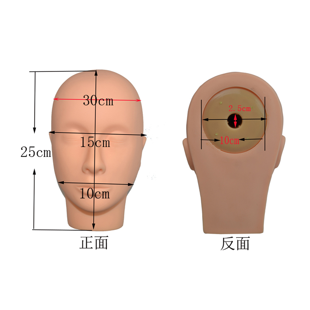 Practice Mannequin Heads for E - Eyelash Extension Model ulasan dan harga
