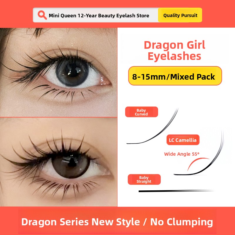 New Chinese Style Dragon Lady  - Eyelash Extension In Chinese ulasan dan harga
