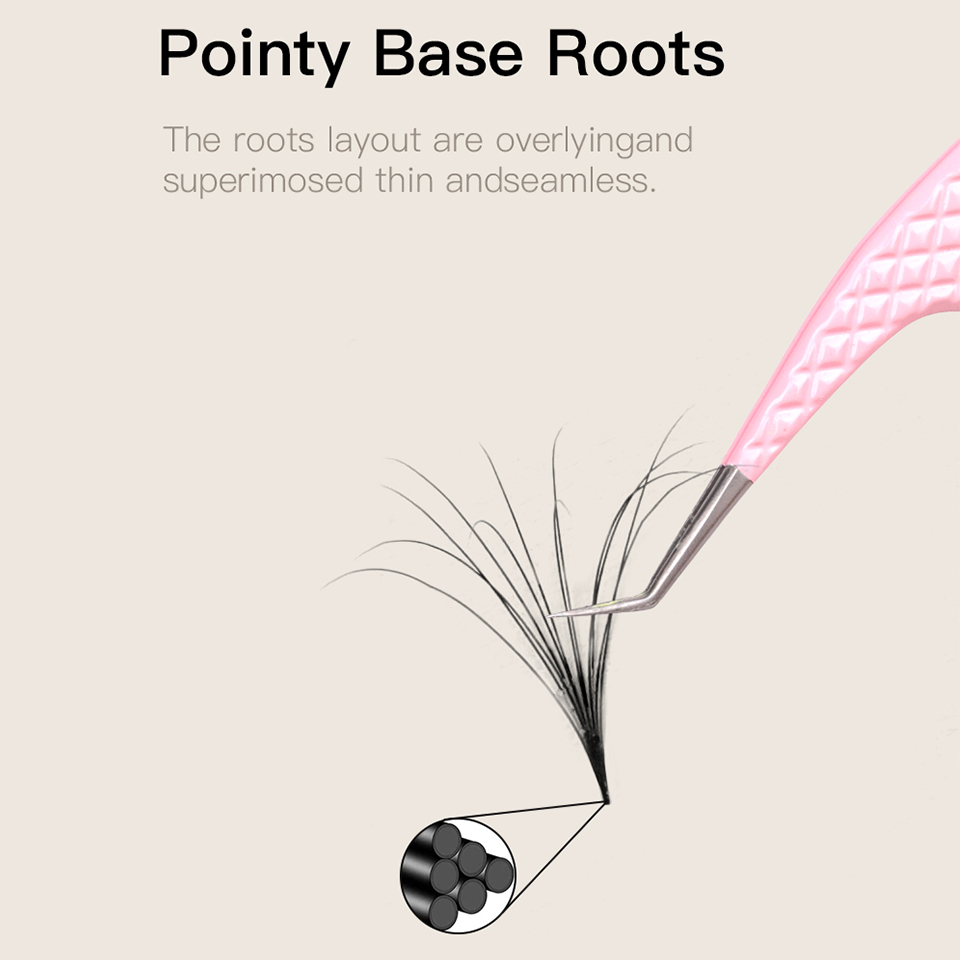 AGUUD Double Layer Pointy Base - Eyelash Extension Double Volume ulasan dan harga