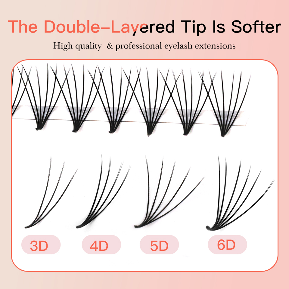 AGUUD Camellia Premade Fans La - Eyelash Extension Double Volume ulasan dan harga