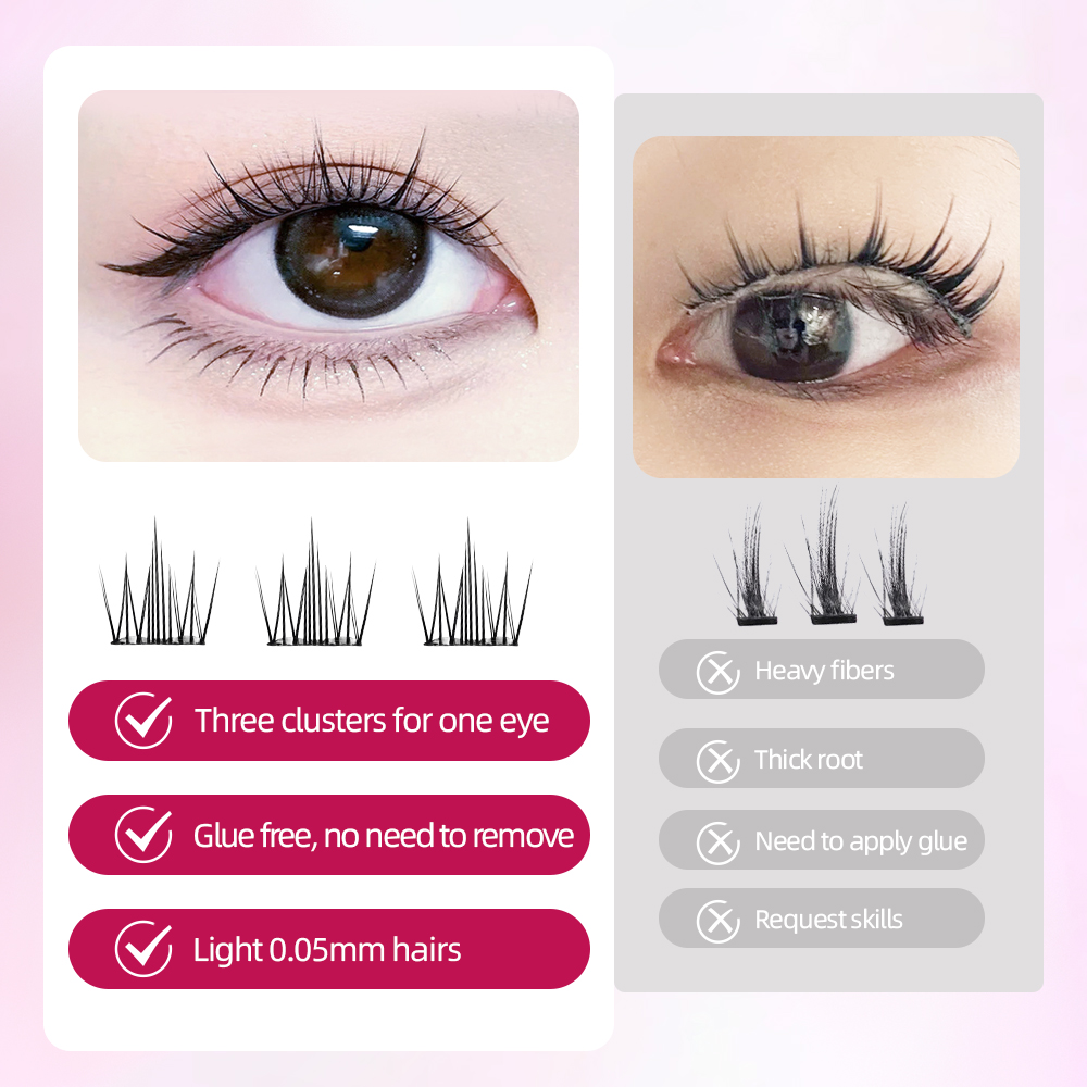 Yelix Multi-Style DIY Self Adh - Eyelash Extension Cluster ulasan dan harga