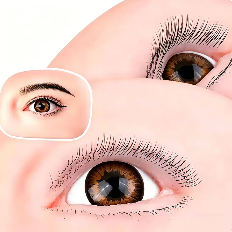 Silicone Head Training Mannequ - Eyelash Extension Model ulasan dan harga